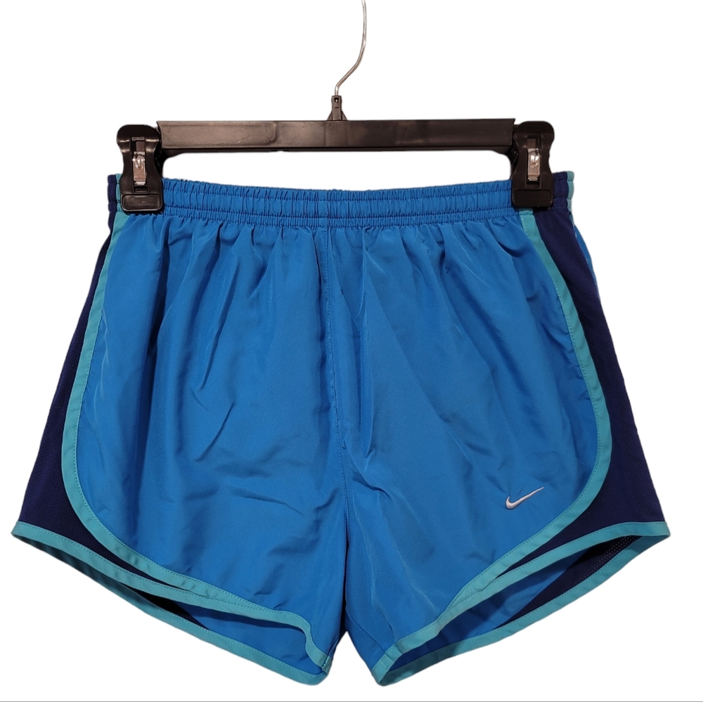 NIKE Workout/Gym Athletic Short Women Size Small Blue Turqoise